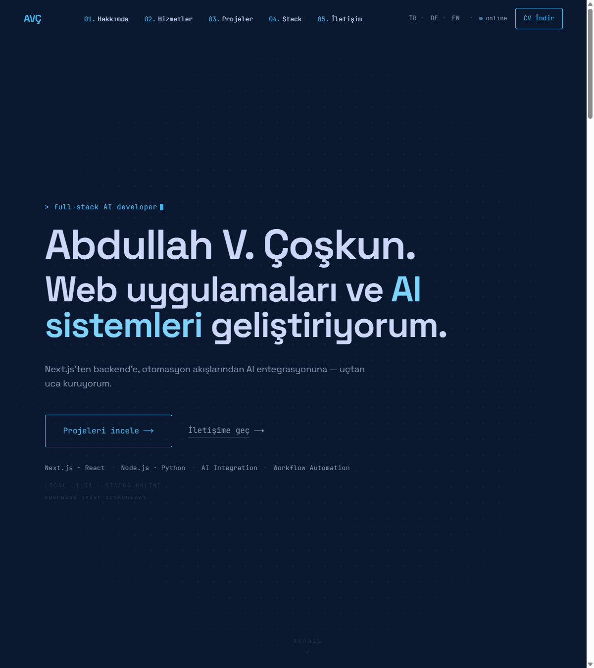 abdullahvcoskun.dev